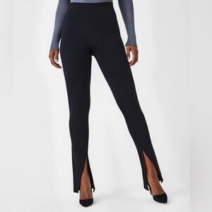 Spanx The Perfect Pant Front Slit Legging - 20584T - Black - small Tall